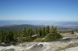 View to the north west from Little White Mtn peak 2009-09.